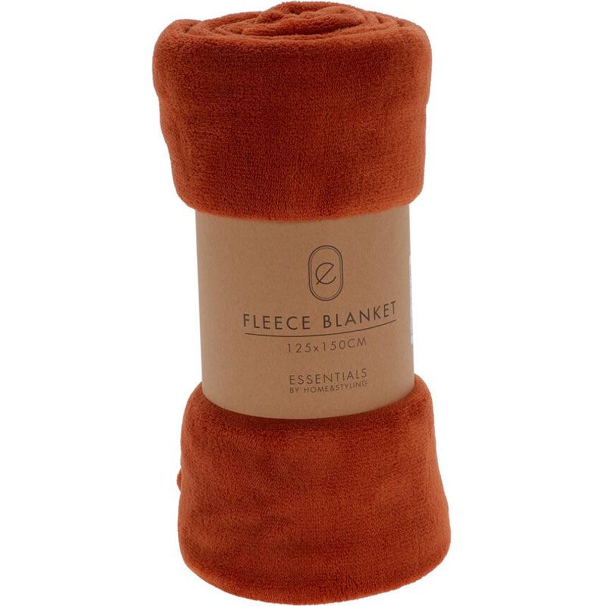 Fleece Deken - 125X150 - Terra Cotta